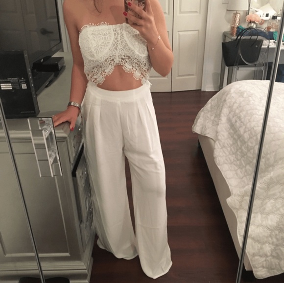 Cut out strapless jumpsuit - Picture 3 of 4